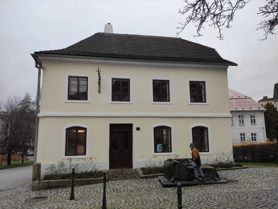 Průčelí rodného domu Sigmunda Freuda v Příboře